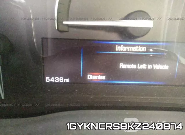 1GYKNCRS8KZ240874 фото 8