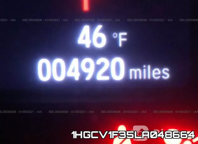 1HGCV1F35LA048664 фото 8