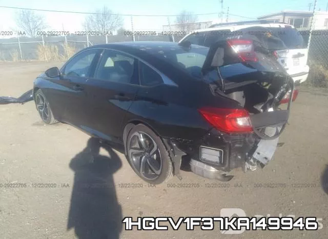 1HGCV1F37KA149946 фото 3