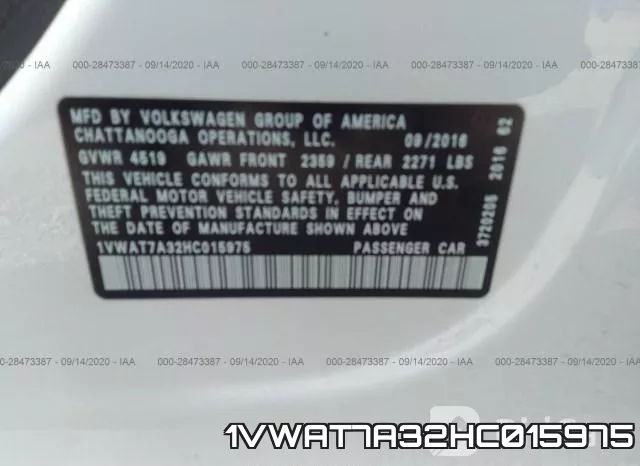 1VWAT7A32HC015975 фото 10
