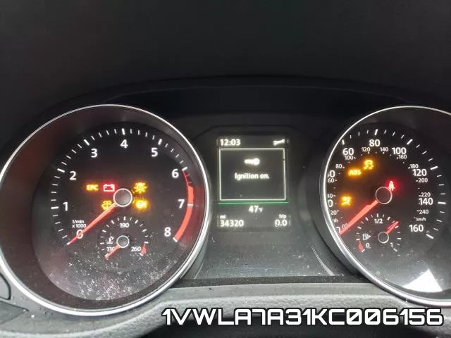 1VWLA7A31KC006156 фото 8