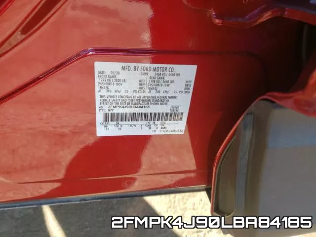 2FMPK4J90LBA84185 фото 2