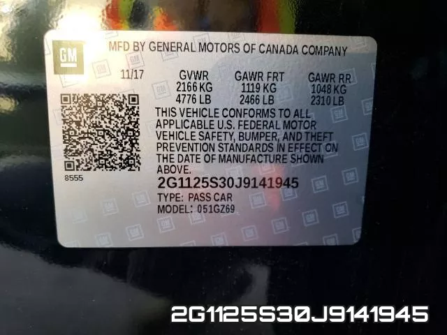 2G1125S30J9141945 фото 2