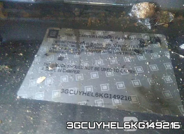 3GCUYHEL6KG149216 фото 10