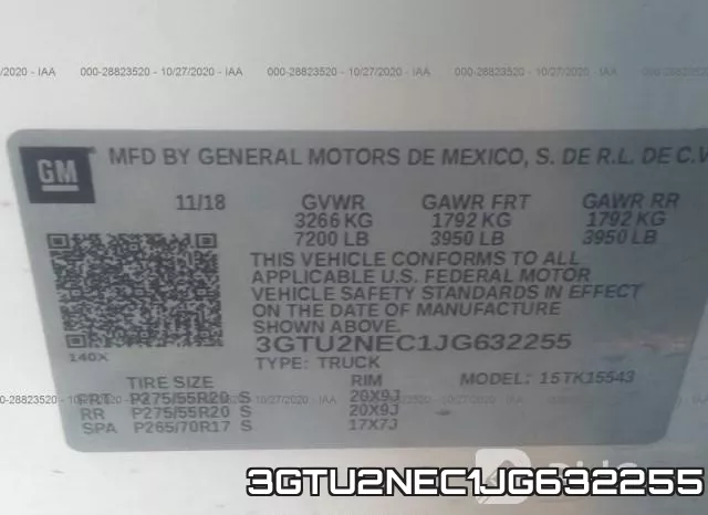 3GTU2NEC1JG632255 фото 10