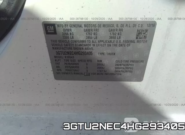 3GTU2NEC4HG293405 фото 9