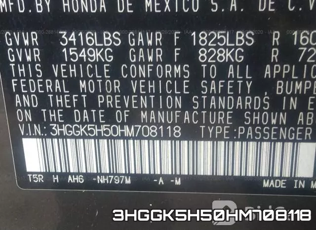 3HGGK5H50HM708118 фото 10