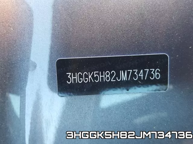3HGGK5H82JM734736 фото 2