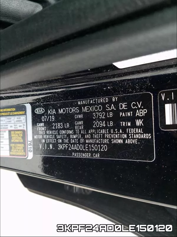 3KPF24AD0LE150120 фото 2