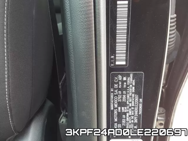 3KPF24AD0LE220697 фото 2