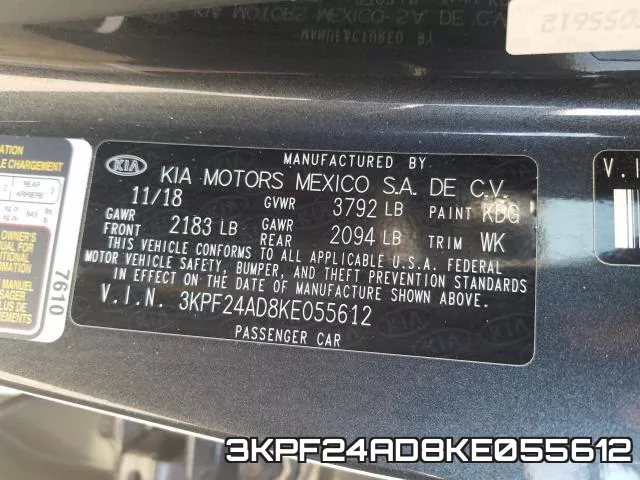 3KPF24AD8KE055612 фото 2