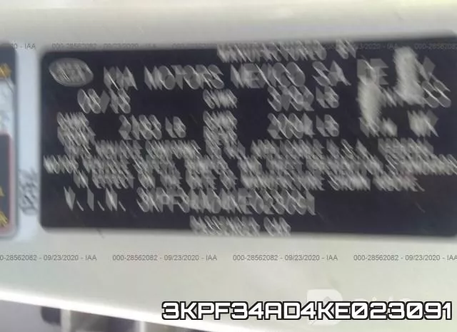 3KPF34AD4KE023091 фото 10