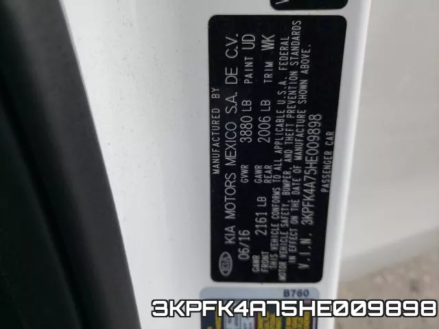3KPFK4A75HE009898 фото 2