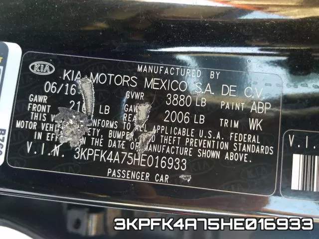 3KPFK4A75HE016933 фото 2