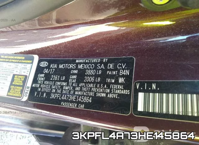 3KPFL4A73HE145864 фото 8