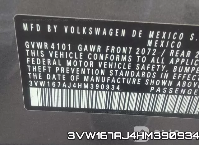 3VW167AJ4HM390934 фото 10