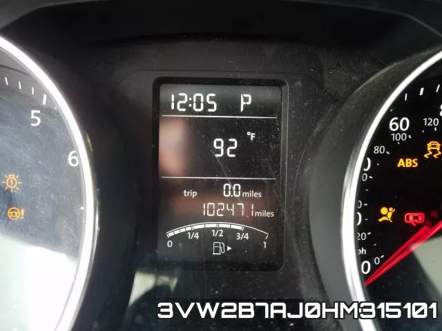 3VW2B7AJ0HM315101 фото 7