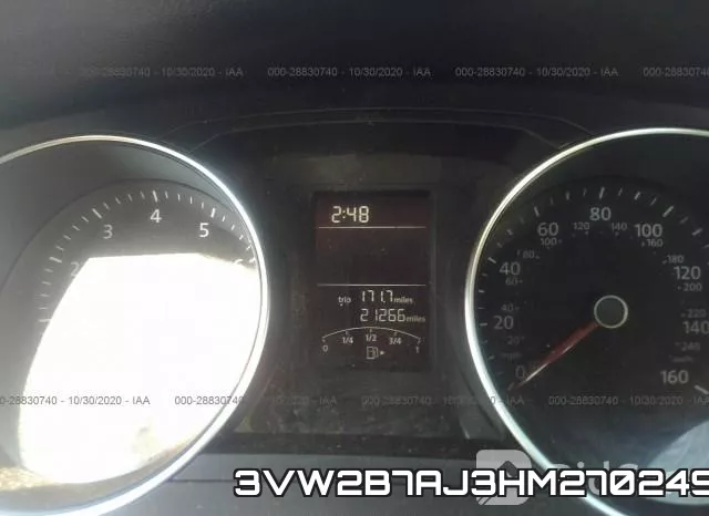 3VW2B7AJ3HM270249 фото 7