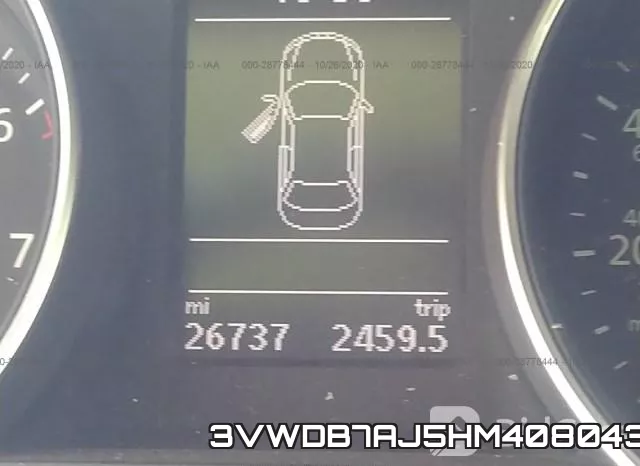 3VWDB7AJ5HM408043 фото 8