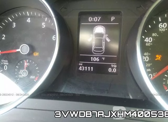 3VWDB7AJXHM400536 фото 8