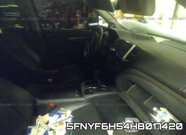 5FNYF6H54HB017420 фото 6