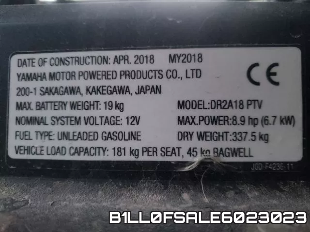 B1LL0FSALE6023023 фото 2
