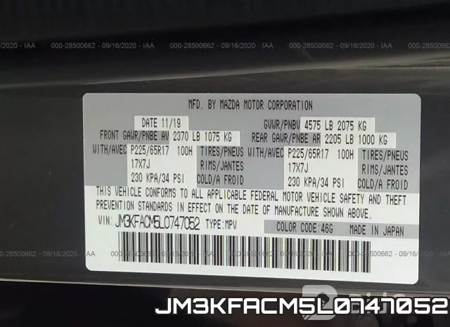 JM3KFACM5L0747052 фото 10