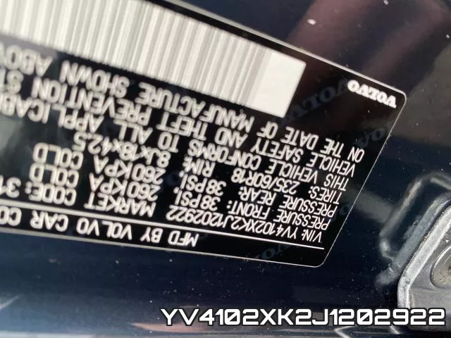 YV4102XK2J1202922 фото 2