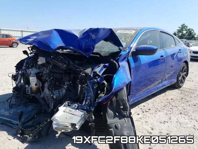 19XFC2F88KE051265 фото 3