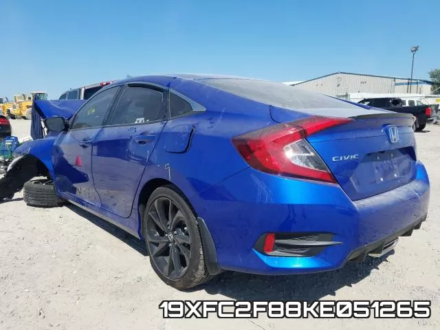 19XFC2F88KE051265 фото 4