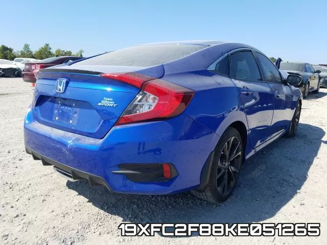 19XFC2F88KE051265 фото 5