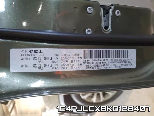 1C4PJLCX8KD128407 фото 2