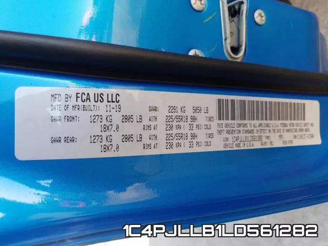 1C4PJLLB1LD561282 фото 2