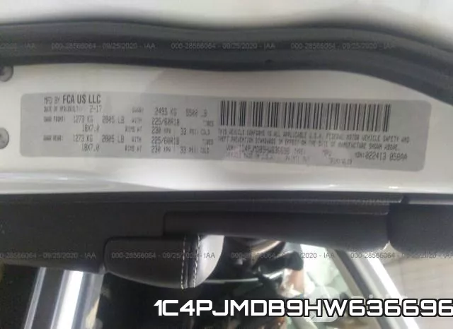 1C4PJMDB9HW636696 фото 10