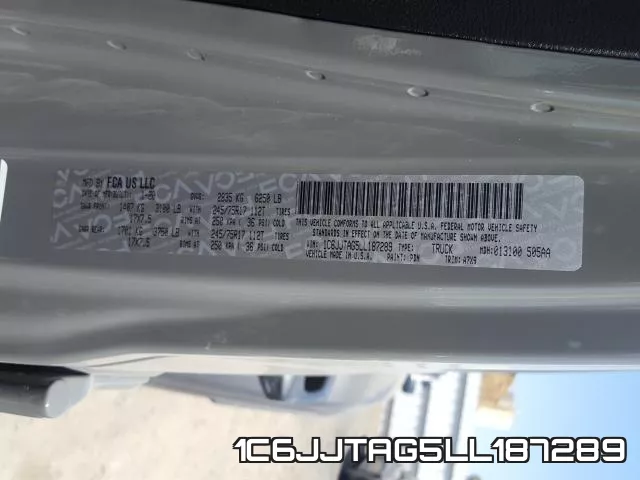 1C6JJTAG5LL187289 фото 2