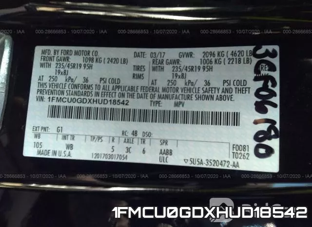 1FMCU0GDXHUD18542 фото 8