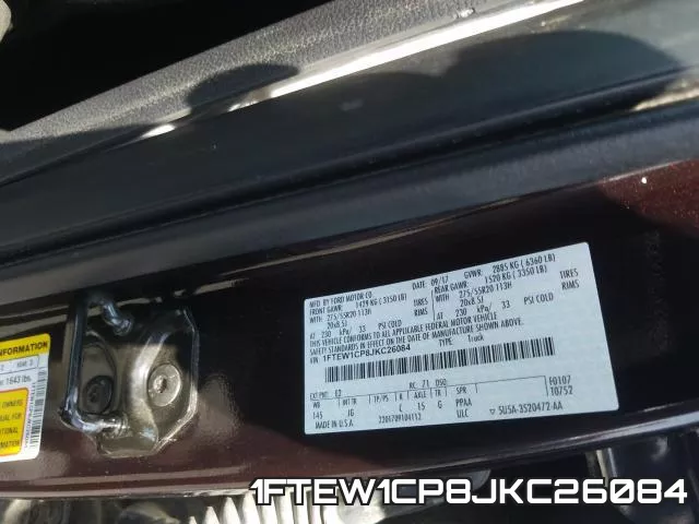 1FTEW1CP8JKC26084 фото 2