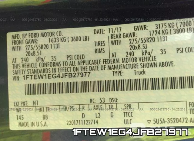 1FTEW1EG4JFB27977 фото 10