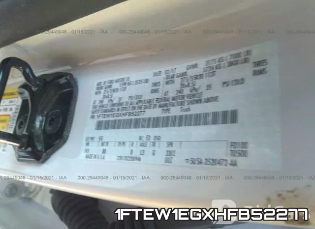 1FTEW1EGXHFB52277 фото 10