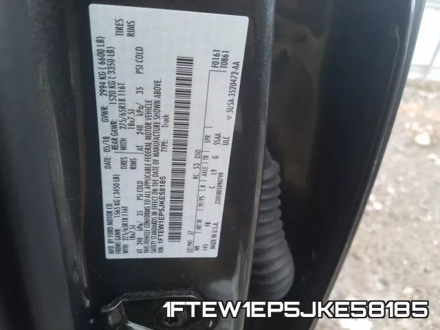 1FTEW1EP5JKE58185 фото 2