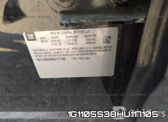 1G1105S38HU117105 фото 10
