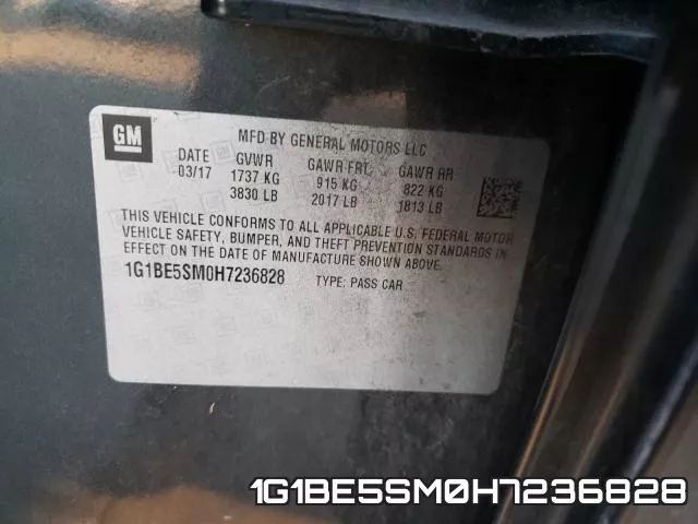 1G1BE5SM0H7236828 фото 2