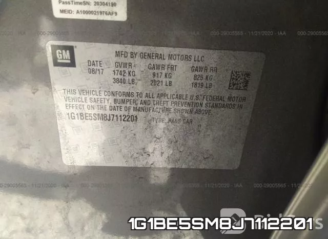 1G1BE5SM8J7112201 фото 9