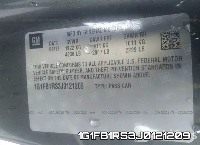1G1FB1RS3J0121209 фото 9