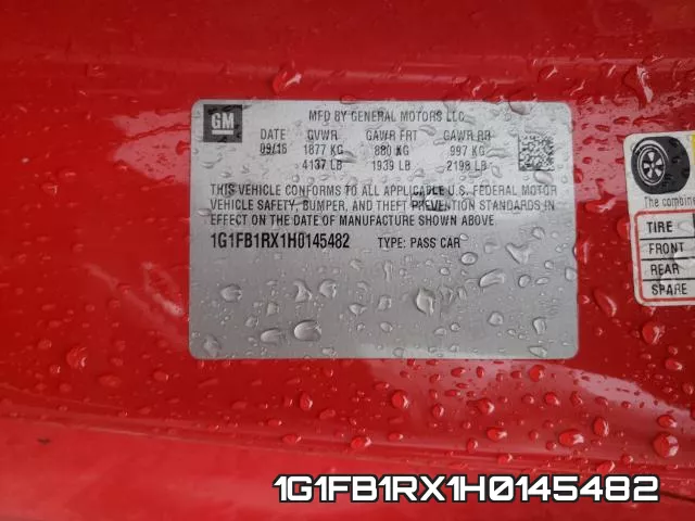 1G1FB1RX1H0145482 фото 2