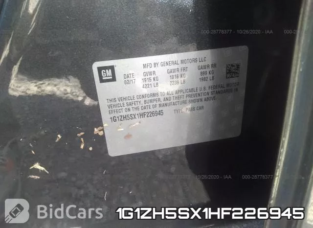 1G1ZH5SX1HF226945 фото 10