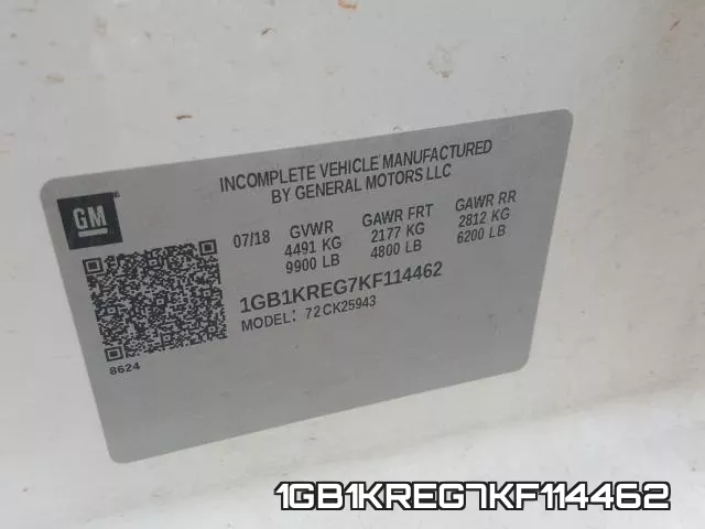 1GB1KREG7KF114462 фото 2
