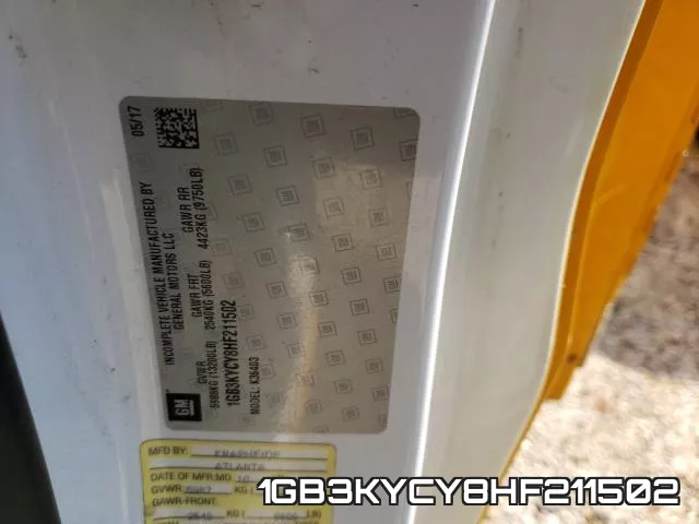 1GB3KYCY8HF211502 фото 2