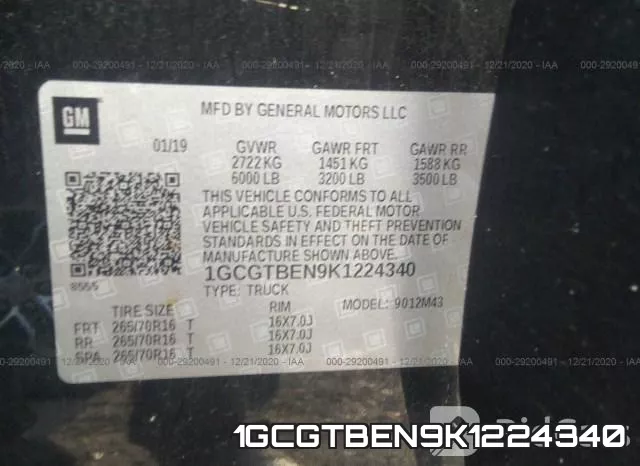 1GCGTBEN9K1224340 фото 9
