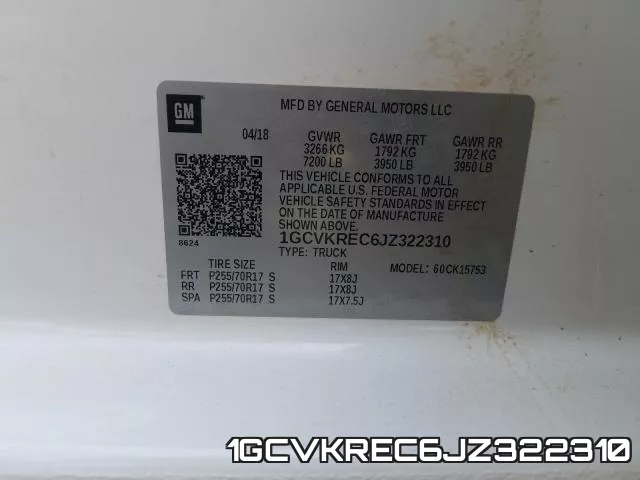 1GCVKREC6JZ322310 фото 2